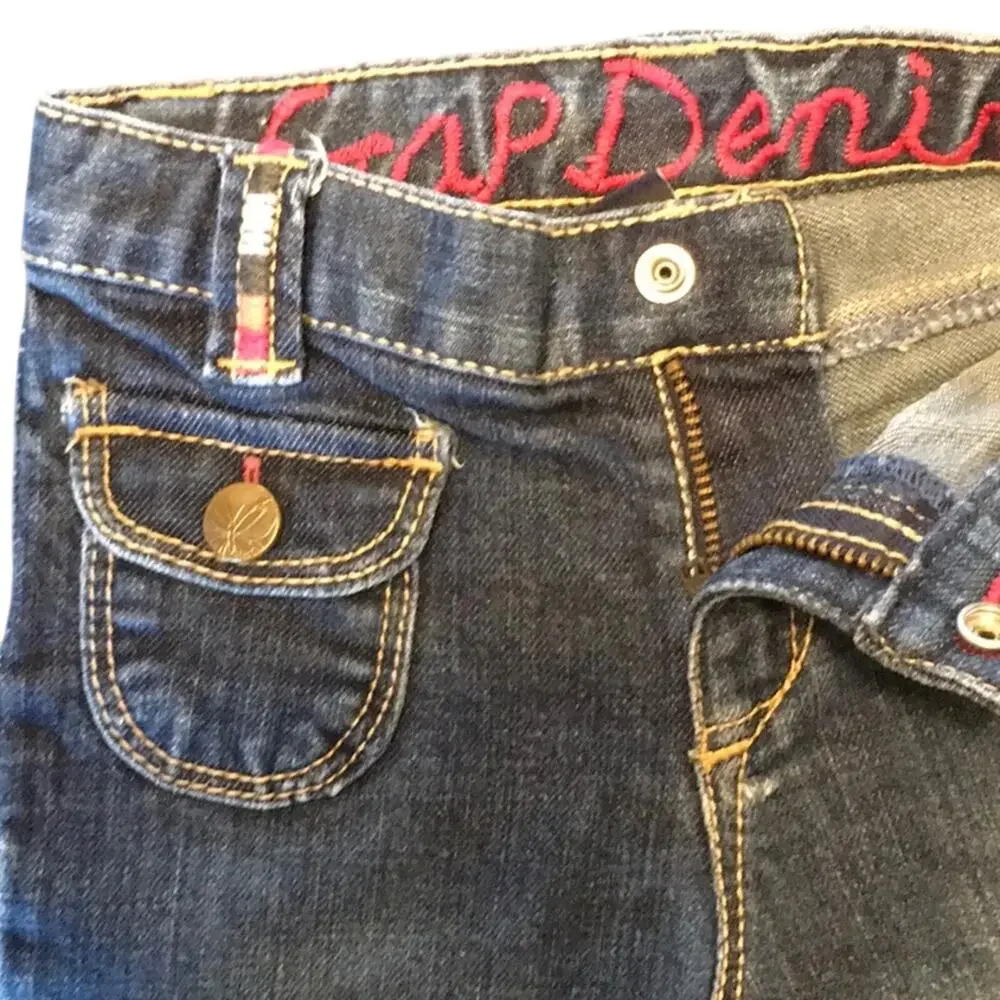 Baby Gap embroidered bootcut jeans